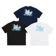 [마크 곤잘레스] 와릿이즌 WATER WAVE ANGEL T-SHIRT 티셔츠 남녀공용 커플 중고등학생