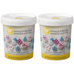 Wilton Meringue Powder 윌튼 머랭 쿠키 파우더 분말 453g 2팩, 2개