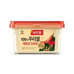 해찬들 태양초 골드 고추장 1kg, 2개