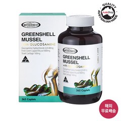 마더네스트 호주 초록홍합 글루코사민 1500mg 365정 뉴질랜드 초록입홍합, 1병