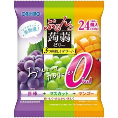 일본 오리히로 곤약젤리 8가지맛 총48개, 8봉