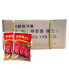 푸로찜에스1kgX15 연육제 연화제 프로찜S, 1kg, 1개