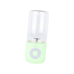 개인 크기 블렌더 휴대용 블렌더 USB 다기능 식품 믹싱 과즙 기계 화장품 스크림용 과일 채소 과즙 컵 여행, 녹색, 7cmx7cmx19.5cm, PC