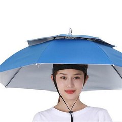 CNTCSM 썬캡 남성 휴대용 비 우산 모자 육군 녹색 접이식 야외 햇빛 가리개 방수 캠핑 낚시 해변 머리 직송