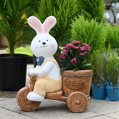 정원 꾸미기 인테리어 소품 [오디가 ODIGA], 귀여운 토끼가족(남동생)