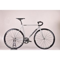 로드바이크 자전거 로드 트랙 단일 속도 레이싱 알루미늄 합금 프레임 맞춤형 사이클링, 58cm(185cm-190cm), Single Speed Bike, 10.1600