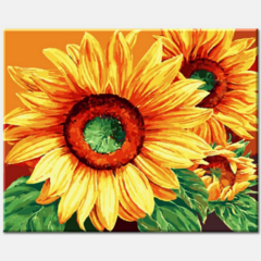 모모픽스페인팅 DIY명화그리기 40x50cm, I63 태양의 꽃 해바라기