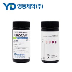 영동제약 유리스캔 소변 검사지 1박스 100매, 1종(케톤)