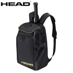 HEAD 하이드 테니스 가방 조코비치 대용량 백팩, 검은 색