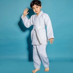 유도복 주짓수 도복 유도 연습용 남성용 100% 코튼 기 두꺼운 유니폼 세트 의류 우슈 쿵푸 키트 슬러브 직물 성인 어린이