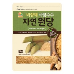 [오양식품] 자연원당사탕수수 5kg, 1개