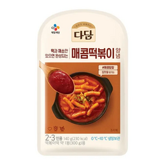 CJ 다담 매콤 떡볶이양념 140g, 3개