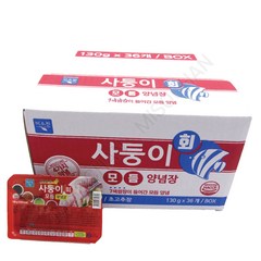 미소찬 사둥이 회모듬양념장 150gx36개/BOX, 36개