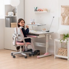 위드그로우 컴포트 2.2 높낮이조절 아동책상, 핑크, 선택안함, 택배DIY