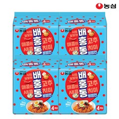 농심 배홍동비빔면 137g x 16봉 1박스