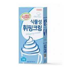 서울우유 식물성 휘핑크림 (아이스박스포함), 1000ml, 12개