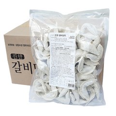 한만두 진한 갈비만두 1.2kg-6봉(1박스), 1.2kg, 1개