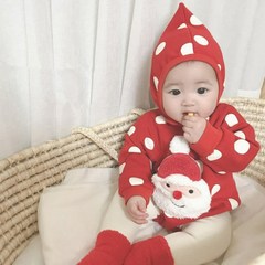 킨더후리스베이비 2개월아기옷 200일 돌아기할로윈 크리스마스 외출복 조리원동기 촬영의상