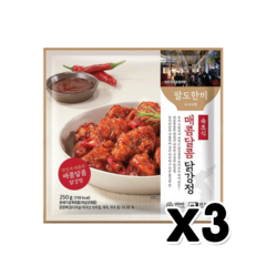 팔도한끼 속초식 매콤달콤닭강정 즉석조리 250g x 3개, 단품