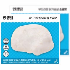 인생닭 부드러운 닭가슴살 소금맛 100g 10팩, 30팩