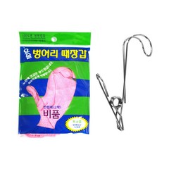 정준산업 요술때밀이장갑 벙어리장갑비품+장갑걸이, 1세트