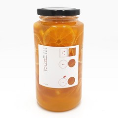 수제청 담아요 수제 과일청 제주 감귤청(귤청), 유기농설탕, 1개, 1000g
