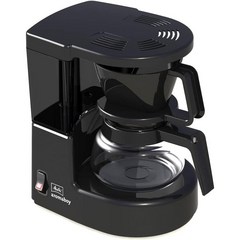밀리타 아로마보이 워터 필터 커피 에스프레소 머신 블랙