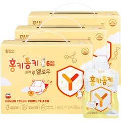 함소아 홍키통키 프라임 옐로우 유아홍삼, 450ml, 3박스