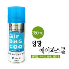 성광제약 에어파스쿨 280ml 10개 스프레이분사식파스, 1개입