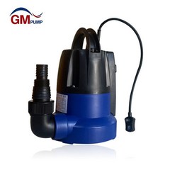 지엠펌프 Q2503A 잔수용 소형 자동 배수펌프 단상 수위센서내장형 수중펌프, 1개