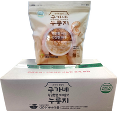 구가네식품 황금햅쌀 가마솥맛 누룽지, 600g, 10개
