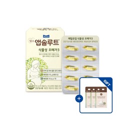 맘스앱솔루트 식물성 오메가3 700mg 60캡슐 (1개월분) [베베그로우 젖꼭지S 3개 증정]