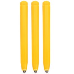 재미 있는 자석 교체 펜 쓰기 보드 드로잉 낙서용 3 개, 01 Yellow