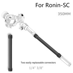 D-JI RONIN-S GIMBAL STABILISS 용 35cm 탄소 섬유 바 핸드 헬드 확장로드, 검은색