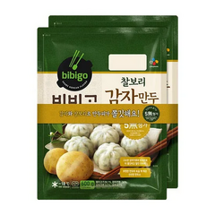 비비고 찰보리 감자만두 600G, 2개