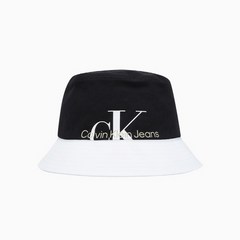 [캘빈클라인 진] [CK ACC] 블랙/화이트 CKJ 스포츠 에센셜 컬러 블록 버킷햇 K5