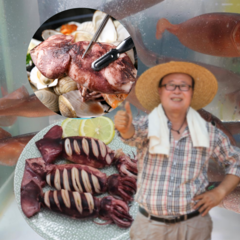 먹사부 동해안 자연산 급냉 냉동 통오징어 통찜 원양산 선동 초코 총알오징어 활 생물, 선택1. [급냉]통찜오징어, 2kg, 1개