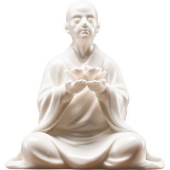관세음보살 부처님 불상 부처님불상 선스님 부처님 동상 장식품 크리 에이 티브 홈 거실 골동품 선반 사무, 02 육군 녹색