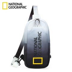 내셔널지오그래픽 슬링백 남녀공용 바디크로스백 여행가방, 블랙그라데이션