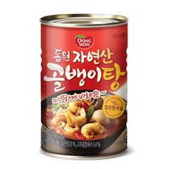 동원 자연산 골뱅이탕 얼큰한국물 300g 12캔 (24년 3월 2일까지), 12개