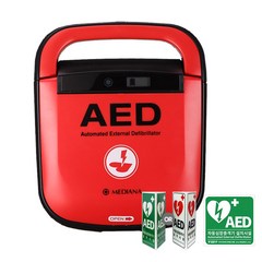 메디아나 제세동기 A15 AED 자동심장충격기 세트 [AED삼각기둥표지판사은품], 제세동기 본품만(A15 ), 1개