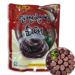 홍홍 중국식품 한흥 연변 찹쌀순대 연변순대, 450g, 1봉