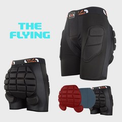 THE FLYING 2023년 신형 스키 스노우보드 무릎 팔꿈치 손목 엉덩이 보호대 두께 조절형