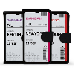 갤럭시 S22 S21 해외여행 비행기 티켓 탑승권 비행기표 컬러 다이어리 지갑 카드지갑 갤럭시 S10 노트20 노트10 삼성 갤럭시 노트 휴대폰 케이스