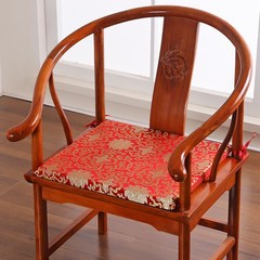치질시트 허리디스크방석 전통적인 중국 스타일의 의자 쿠션 스폰지 소파 쿠션 나무 빨간, 후구이화, 약 40x45x5cm, [01] wulongtuan