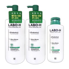 라보에이치 두피강화 샴푸 400ml x 2 + 180ml LABO-H Scalp Skin Shampoo 400ml x 2 + 180ml