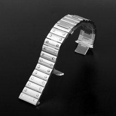Cartier 까르띠에 시계 호환 산토스 wssa0010 21mm 나비 메탈 스트랩 시계줄 스마트 워치 밴드 스테인레스 브레이슬릿