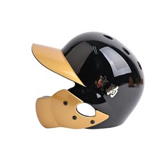 도코마 도쿠마 야구헬멧 투톤검투사헬멧 외귀 우타자(블랙골드유광), L(58cm~59cm)-검투사우타, 1개