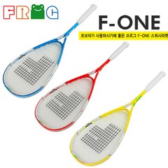 브랜드없음 [프로그] 스쿼시 라켓 F-ONE (블루 레드 옐로우), 선택완료, 1개