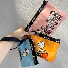 lesportsac 레스포섹 파우치 신제품 보관 가방 3 종 세트 탈착식 동전 지갑 3455 다목적